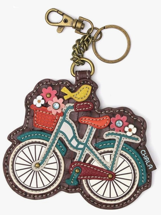 Chala Accessories - Chala Bike Ride Appliqué Key Fob Coin Purse EUC